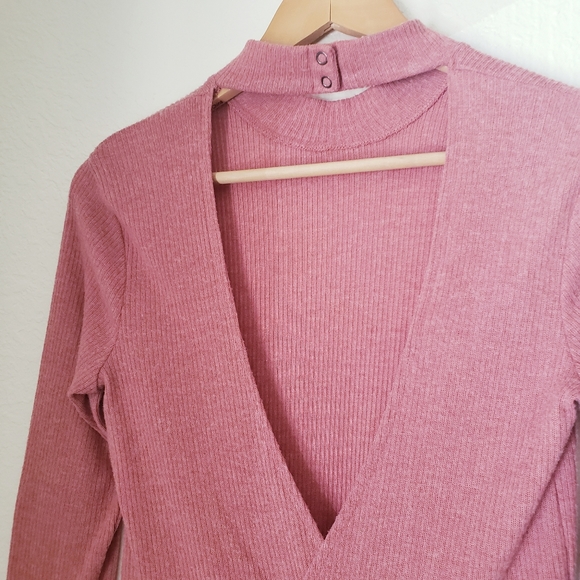 Urban Outfitters Salmon Sweater Romper - Picture 4 of 4